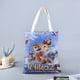 thumbnail image 2 of Niko Movie Bolso de tela con estampado de lienzo para mujer, bolsa de compras reutilizable y estética, con cremallera interior, regalo para mujer,40*40cm., 2 of 6