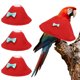 thumbnail image 1 of Collares para Aves Uxcell, Collar Cónico Protector de Recuperación, Conos Ajustables Suaves Anti-Mordeduras para el Cuello de Plumas (Rojo, S, 3 Piezas), 1 of 7