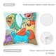 thumbnail image 5 of Hámsters de Hamsterdale Fundas de almohada de terciopelo con tema, regalos de funda de almohada, decoración para el hogar, cojín de lanzar, regalo de cumpleaños para fans y parejas.66*66cm., 5 of 6