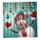 thumbnail image 1 of Precioso Mu?eco De Nieve De Navidad, Impermeable, Sala De Estar, Dormitorio, Ventana, Juego De 2 Paneles, 1 of 5