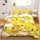 thumbnail image 1 of 3pcs Bedding setbedding cushion cover TweetyBird Printed pattern bedding set super soft and comfortable breathable duvet cover, 1 of 1