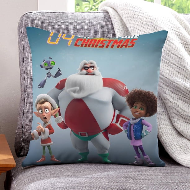 SuperKlaus Fundas de almohada de terciopelo con tema, regalos de funda de almohada, decoración para el hogar, cojín de lanzar, regalo de cumpleaños para fans y parejas. 45cm x 45cm.