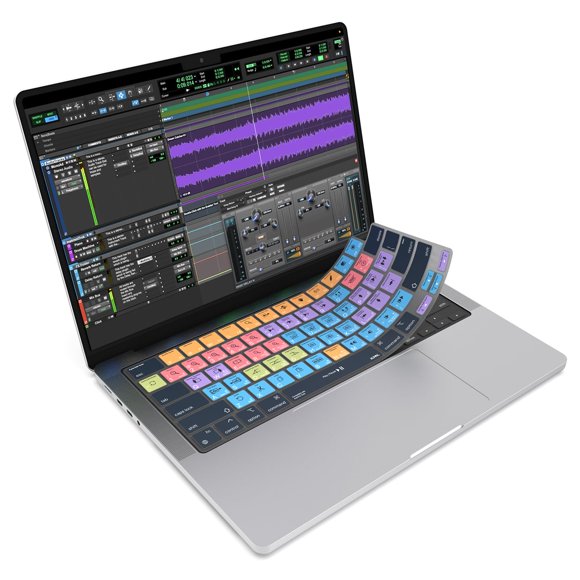 Cubierta de Teclado JCPAL con Guía de Atajos para Avid Pro Tools
