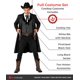 thumbnail image 2 of Traje de vaquero Morph para hombre adulto – estilo western, 2 of 7