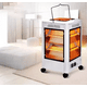 thumbnail image 3 of Calefactor Electrico Hogar Cuarzo 5 Caras Infrarrojo 2200W, 3 of 5