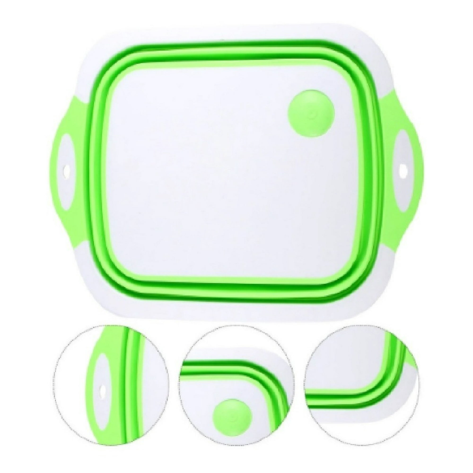 Genérico - Tabla De Silicona 2 En 1 De Cortar Plegable Drenaje Cocina