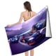 thumbnail image 4 of Auto de Carrera Toalla de playa de secado rápido con diseño temático, regalo para mujeres y niñas, ideal para cumpleaños, fans, amantes de la música, uso en la playa o al aire libre, 78 × 150 cm, 4 of 6