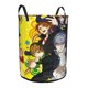 thumbnail image 2 of Persona 4 Golden Cesta de lavandería de gran capacidad redonda con asa, bolsa para ropa sucia plegable, almacenamiento para dormitorio, baño y lavadero 44x35 cm, 2 of 6