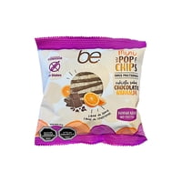 Mini Pop Chips Cubierta Chocolate Naranja 25 G Be Snacks