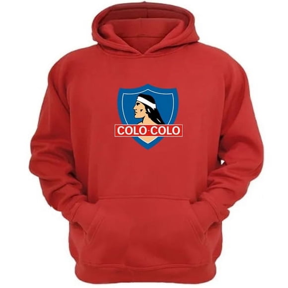 Polerón Canguro Equipo Cc Rojo Talla S Unisex