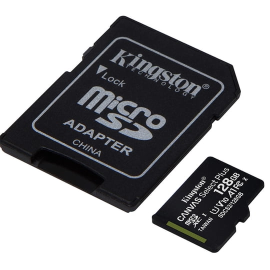 Tarjeta De Memoria Micro Sd 128 Gb Canvas Select Plus Kingston