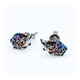 thumbnail image 4 of Aros Puercoespín Colores, Circonitas Plata 925, Regalo Niña Plateado, 4 of 4