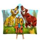 thumbnail image 1 of Leo y Tig Manta Capa con Capucha Anti-Bolitas, Manta de Lana Ártica Suave, Manta Portátil de Felpa Ligera y Lujosa, Poncho para Siesta en Casa y Oficina, 100*130cm, 1 of 6