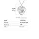 thumbnail image 3 of Collar con colgante de corazón de plata de ley, 3 of 5