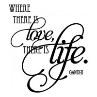 Rienda Libre Graphics - Decomural Where There Is Life Love Ws-15669