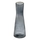 thumbnail image 1 of Florero Decorativo De Vidrio Gris Liso Borde Dorado, 1 of 4