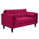thumbnail image 2 of Sofa Retro 2C Felpa 00 Burdeo, 2 of 6
