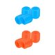 thumbnail image 5 of 8x Tapas De Válvula De Neumático De Coche Tapas De Neumático De Bicicleta Iluminadas Para Bicicleta Motocicleta Azul Naranja, 5 of 5