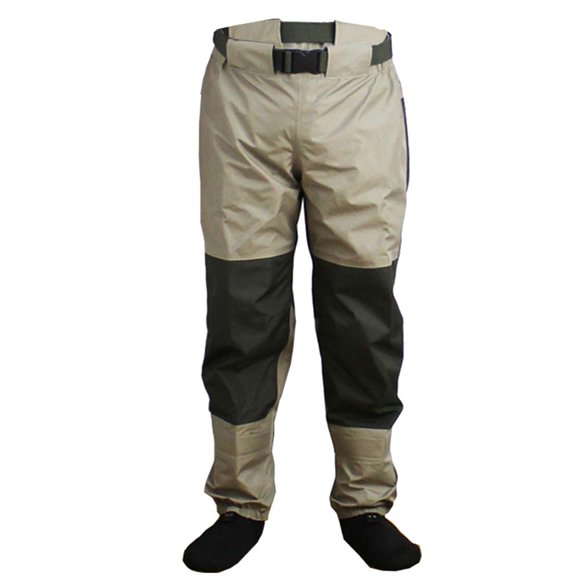 Pantalones Kylebooker KB003 Caqui Talla L Transpirables con Pie de Media