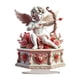 thumbnail image 3 of Estatua de escritorio para el día de San Valentín, escultura, suministros, decoración romántica para el día de San Valentín, adorno acrílico plano 2D, 3 of 5