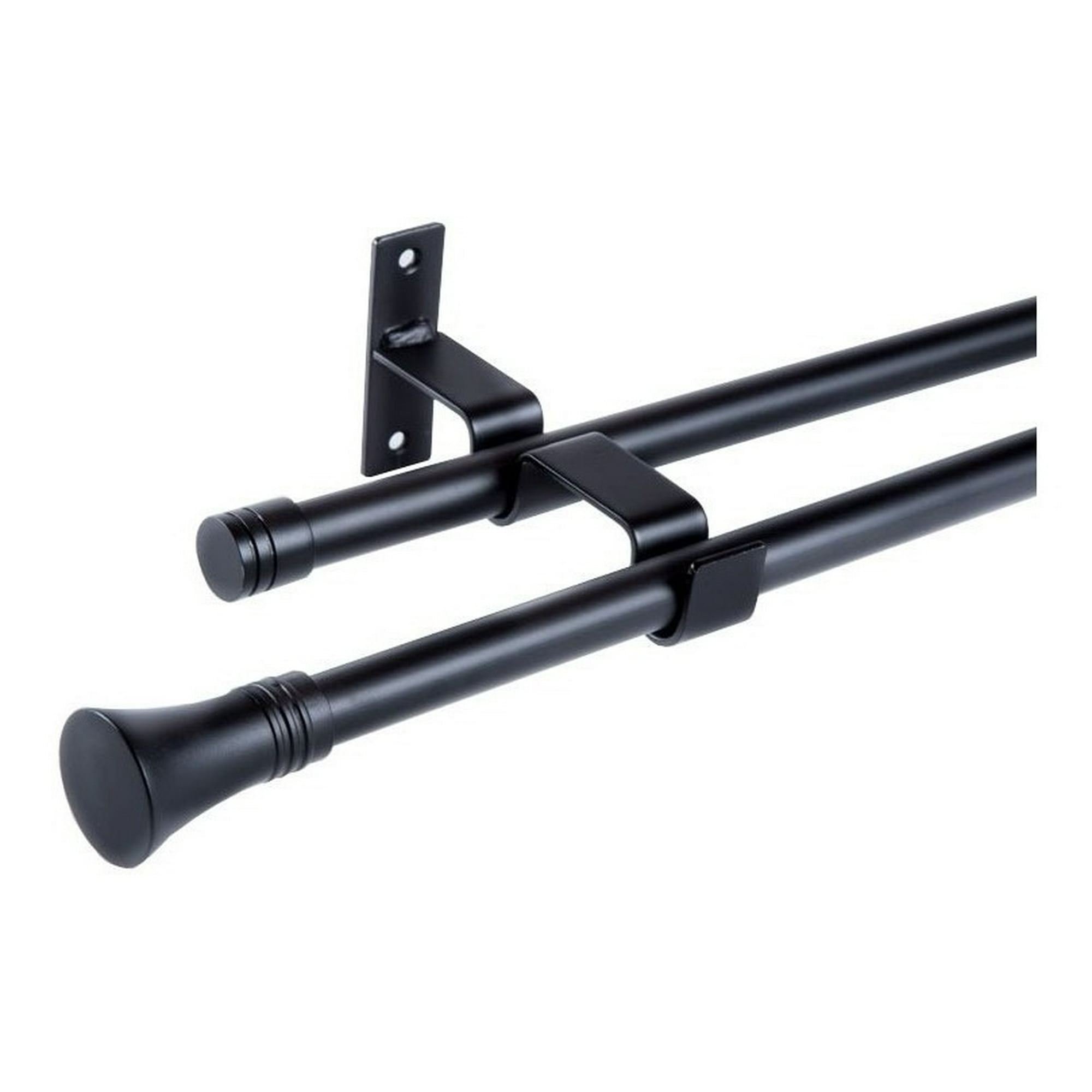 Metalhsa - Set Extensible De 170-320 Cm Color Negro Y Terminal Cónico