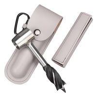 Ioensy - Taladro De Barrena De Mano Taladro De Tornillo De Mano Para Carpintería Para Herramienta De Camping Blanco