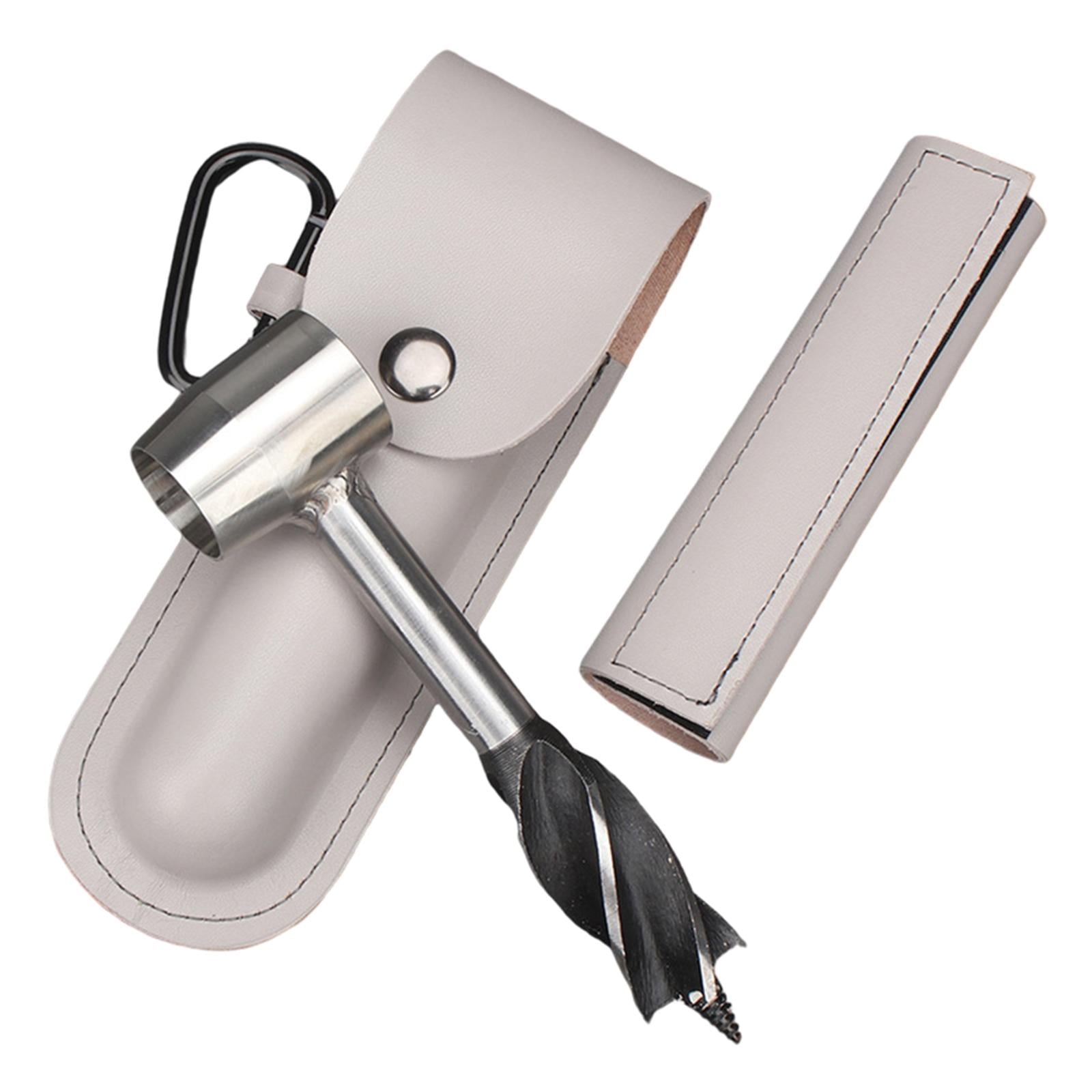 Ioensy - Taladro De Barrena De Mano Taladro De Tornillo De Mano Para Carpintería Para Herramienta De Camping Blanco