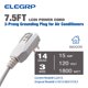 thumbnail image 2 of Cable De Alimentación L22515 Lcdi 14awg 2 2 M 120v 15a Ul, 2 of 7