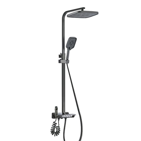 Mundo Online - Columna De Ducha Triple Moderna 4 Funciones