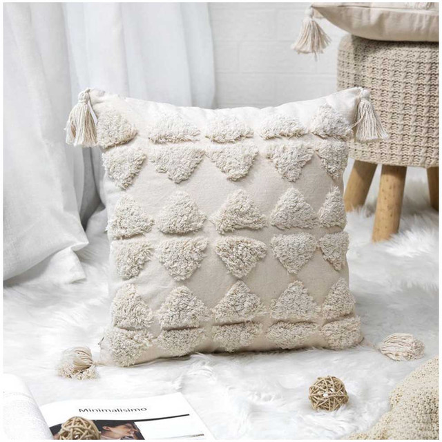 Genérico - Pack De Fundas De Cojin Decorativa Diseño Boho 45X45 Cm-05