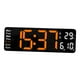 thumbnail image 3 of Modern Digitals Reloj De Pared Calendario Brillo Ajustable NightStand Naranja, 3 of 3