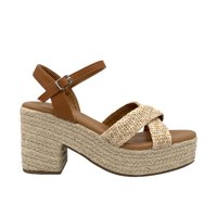 Danicolle Calzado - Sandalia Mujer Yute Khaki Danicolle