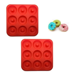 Genérico - Pack 2 Moldes Silicona Donas Moldes De Silicona Donas 9 Dona