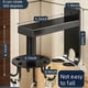 thumbnail image 1 of 1pc Kitchen Wall Mounted Spatula Spoon Hanging Rack, Kitchenware Storage Rack, Swivel Hook Storage Rack, 1 of 4
