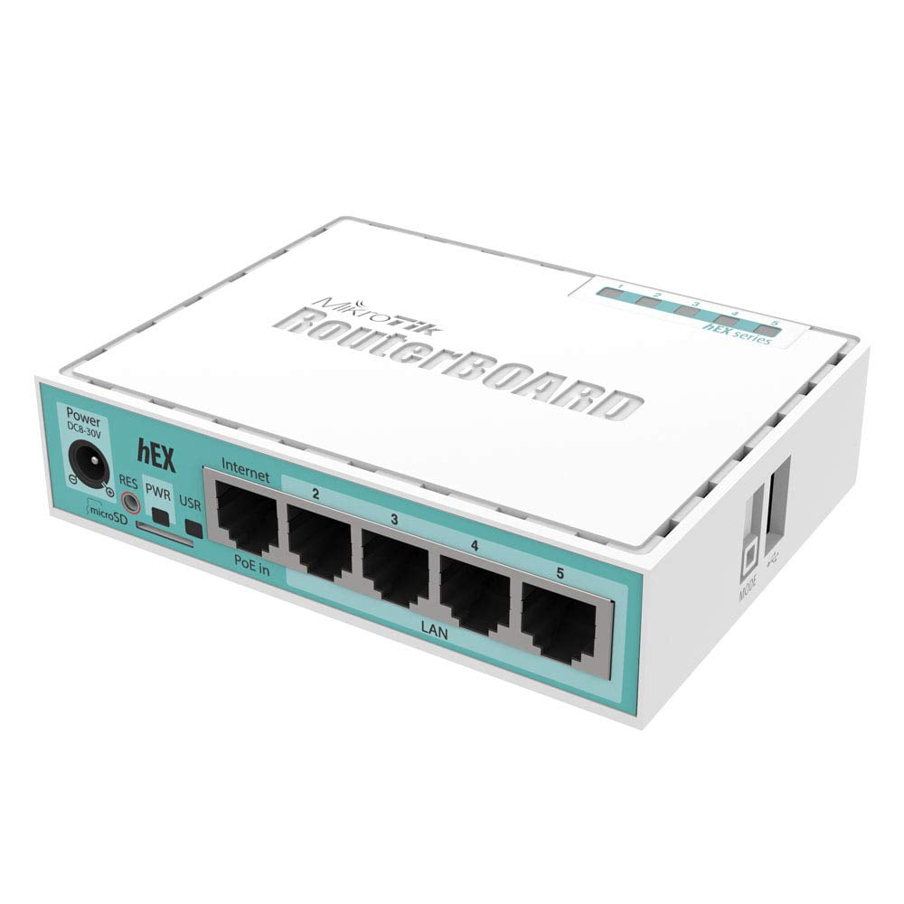 Router Mikrotik Hex Rb750gr3 Ethernet Gigabit De 5 Puertos