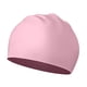 thumbnail image 3 of Gorro De Natación De Silicona Para Cabello Rizado, Corto, Medio Y Largo, Para Hombre Y Mujer, Color Rosa, 3 of 5