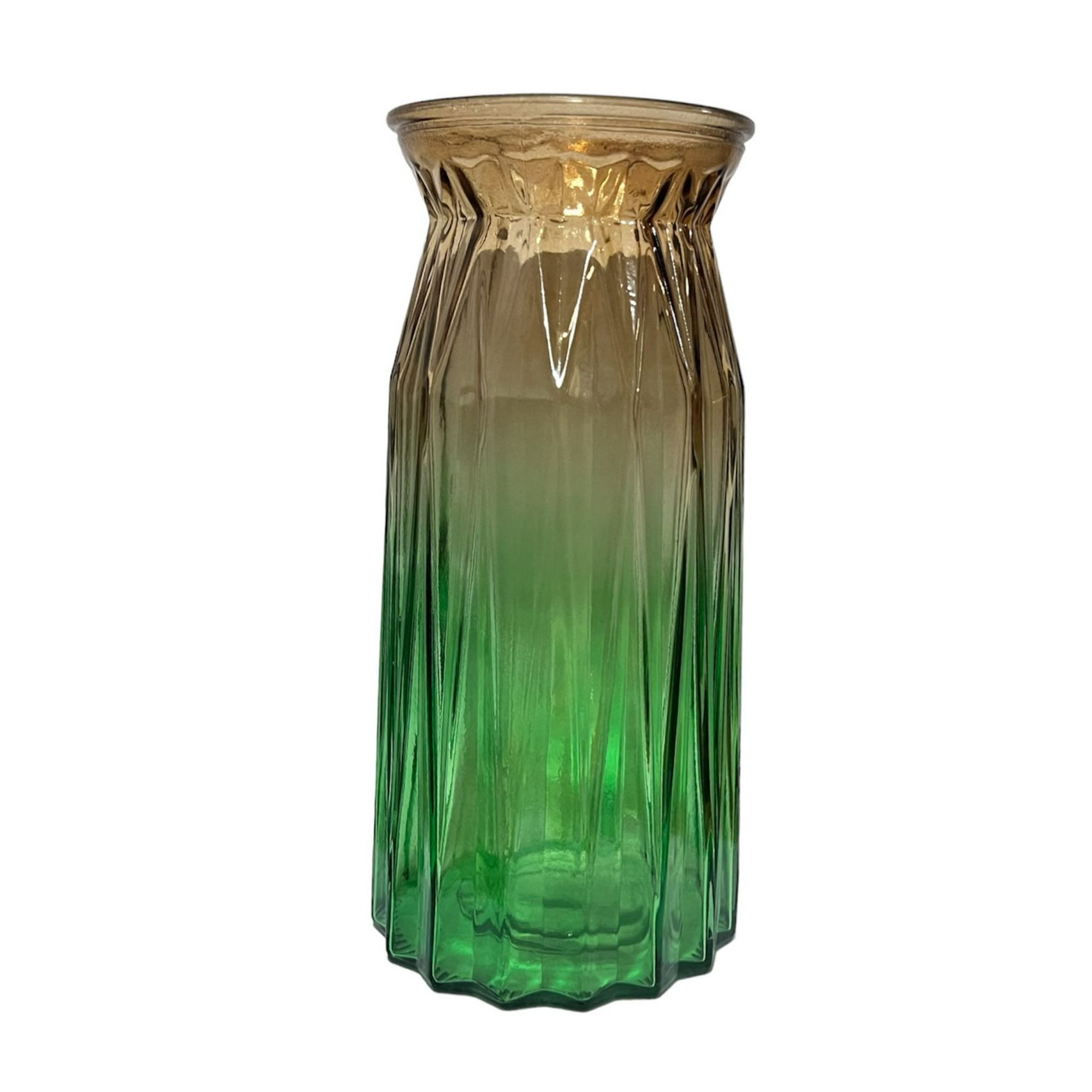 Oem - Florero Jarron Decorativo De Vidrio Florero Bicolor 24cm