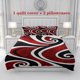 thumbnail image 1 of 3pcs Traditional Art Spiral Pattern Bedding Set with Life and Peace Theme Multi Color Print \u2013 Ideal for All Seasons, 1 of 5