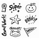 thumbnail image 2 of Set de sellos Hero Arts LL599 Bravo for Teacher en bloque de madera, 2 of 2