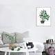 thumbnail image 2 of ART ZONE - Póster con impresión artística en lienzo de hojas de plantas tropicales, cuadros de pared de plantas verdes nórdicas, pintura grande para habitación infantil, sin marco, 2 of 4