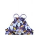 thumbnail image 3 of Bikini Peto Cuello Alto Cruzado Estampado Morado L, 3 of 3
