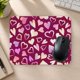 thumbnail image 2 of Mousepad 20x24 Cm - Diseño Corazones Pink Love, 2 of 3