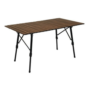Naturehike - Mesa Plegable Telescópica Para Exterior - L / Madera Cafe