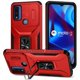 thumbnail image 1 of Funda Armada para Motorola Moto G Power 2022 con Tapa Deslizante y Soporte Magnético Giratorio Rojo, 1 of 5