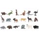 thumbnail image 4 of 18 Uds. Animales Salvajes Realistas Juguete Animales De Plástico Mundo Zoo Modelo Adornos, 4 of 5