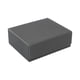 thumbnail image 1 of Caja De Baraja De Cartas Con Cierre Magnético, Caja De Almacenamiento Para Tarjetas Coleccionables De Regalo, Color Gris Oscuro, 1 of 5