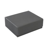 Magideal - Caja Para Barajas De Cartas Con Capacidad Para Más De 1800 Cartas, Impermeable, Regalo Para Coleccionistas, Cierre Magnético. Gris Oscuro