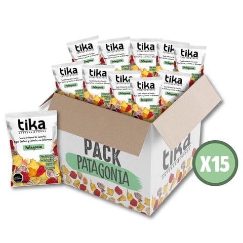 Papas Fritas Vegetales Tika 35G Patagonia - 15 Colaciones