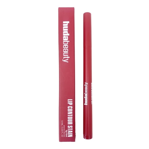 Tinte Labial Huda Lip Contour Stain, Canela (Marrón Ladrillo), 9 Ml