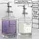 thumbnail image 3 of Dispensador De Jabón Paquete De 2 Unidades Vidrio Grueso 530 Ml Plateado, 3 of 8
